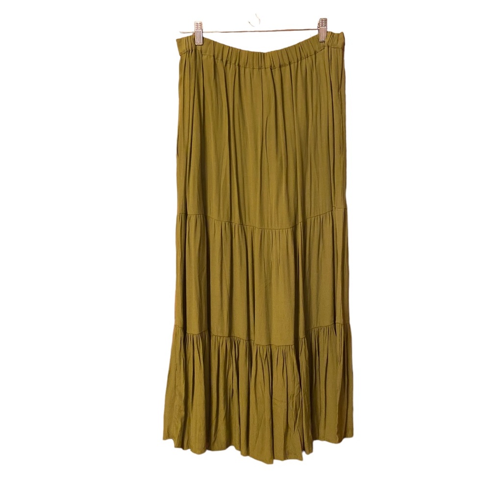 French Connection Easha Drape Button Front Skirt - Picture 2 of 13